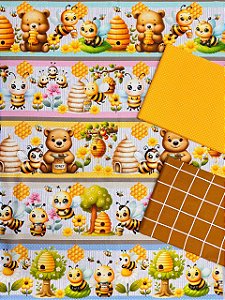 Kit BR406 Barrado Abelhinhas