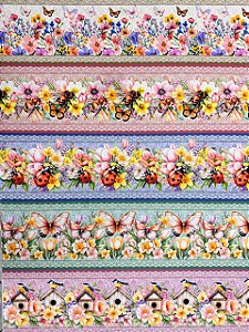 BR411 Barrado Borboletas e Joaninhas