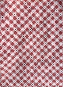 Tricoline Xadrez Diagonal Rose