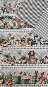 Kit BR443 Barrado Natal Aconchego