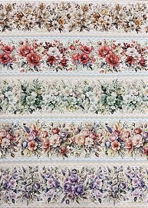 BR452-Barrado Floral Suave