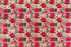 Tc255 Tricoline Rosas de Dezembro
