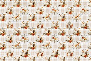 Tc256- Tricoline Flores de Neve