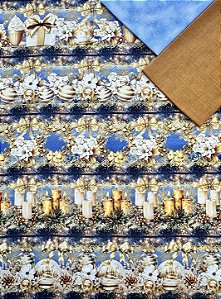 Kit BR473 Barrado Natal Dourado