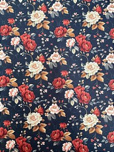 TC285 Tricoline Marseille Floral Médio