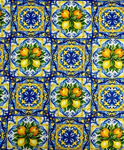 TC289 Tricoline Azulejos e Limões