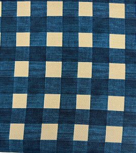 SJ023 Sarja Decora Xadrez Azul