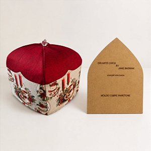 Coleção Viva o Natal - Molde Cobre Panetone