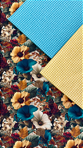 Kit TC297 Tricoline Imperial Floral