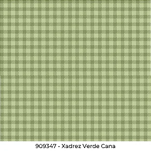 Tricoline Xadrez Verde Cana