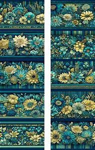 BR506 - Barrado Floral Sunset