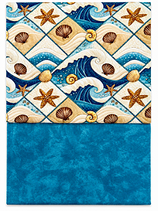 Kit TC386 - Tricoline Coleção Oceano - Ondas do Mar