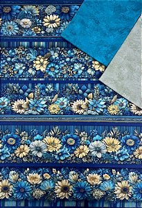 Kit BR506 - Barrado Floral Sunset