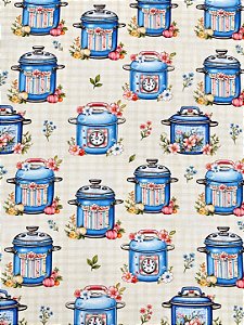 TC354 Tricoline Cozinha Panelas