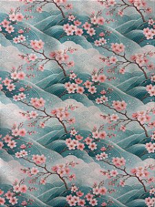 TC371 Tricoline Light Japan Sakura Tiffany