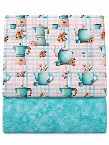 Kit TC380 Tricoline Pastel Kitchen Cafeteiras