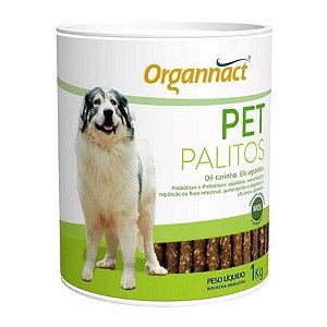 Palitos Pet Probiótico Organnact 1 kg