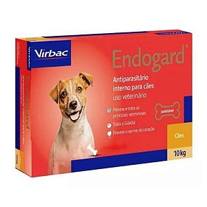 Vermífugo Virbac Endogard para Cães até 10 kg – 2 Comprimidos