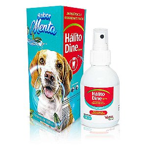 Halito Dine Antisséptico Spray Bucal Pet Vansil Hálitodine