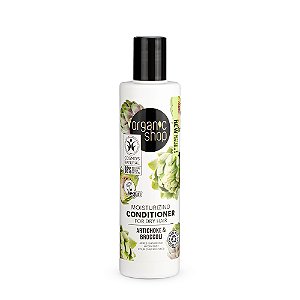 Condicionador Hidratante Vegano para Cabelo Seco - Alcachofra e Brócolis Organic Shop (280 ml)