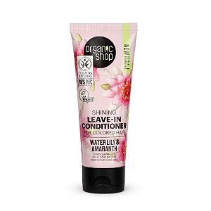 Leave in para Cabelo Colorido Vegano - Amaranto e Lírios D'água Organic Shop (75 ml)