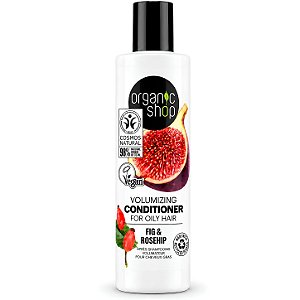 Condicionador para Cabelo Oleoso Vegano - Óleo de Rosa Mosqueta e Figo Organic Shop (280 ml)