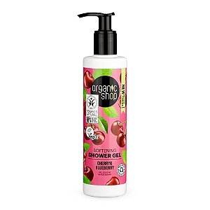 Shower Gel Sabonete Líquido Corporal - Cereja e Mirtilo Organic Shop (280 ml)