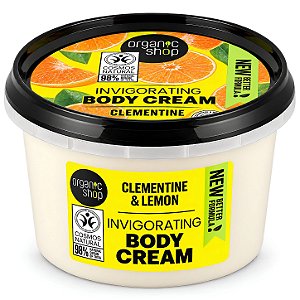 Creme Hidratante Corporal - Tangerina e Limão Siciliano Organic Shop (250 ml)