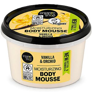 Creme Hidratante Corporal - Baunilha e Orquídea Organic Shop (250 ml)