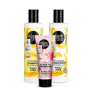 Kit Essencial Cabelo Liso Organic Shop