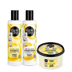 Kit Premium Cabelo Liso Organic Shop