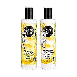 Kit shampoo e Condicionador Restauração Capilar Organic Shop