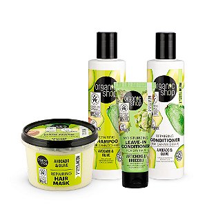 Kit Supremo Reconstrução Cabelo Danificado Organic Shop