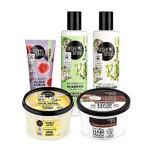 Kit Ultra Tratamento Cabelo Ondulado Organic Shop