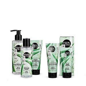 Kit Limpeza + Hidratação Facial Completa Organic Shop - Aloe Vera + Abacate