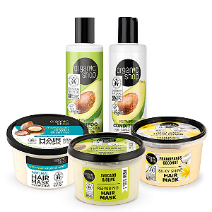 Kit Cronograma Capilar Organic Shop