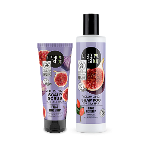 Kit Controle da Oleosidade - Shampoo e Esfoliante Couro Cabeludo - Organic Shop