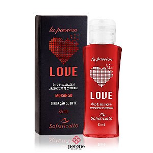 Óleo de Massagem Love Morango 35mL