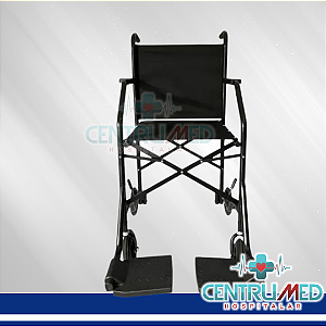 Cadeira de Rodas em Aço Carbono Dobrável - 100kg