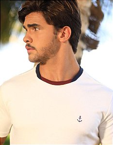 Camiseta Básica Navy Suedine Clean