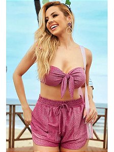 Short Box De Lurex Com Laco De Vies