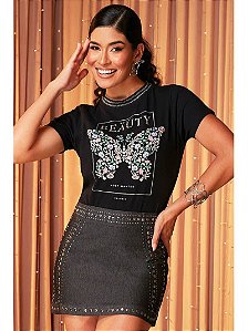 Saia Curta Com Aplicacao De Termo