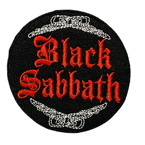 Patch Termo Colante – Black Sabbath - Redondo