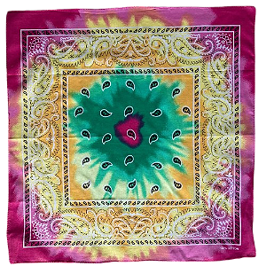 Bandana Tie-dye Arabesco