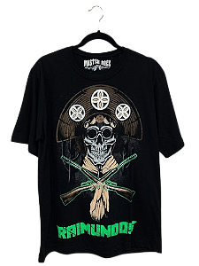 Camiseta Raimundos - Caveira Cangaceiro