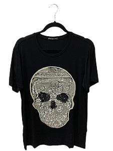Camiseta Pedraria Money Skull