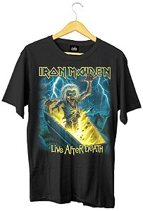 Camiseta Iron Maiden - Live after death