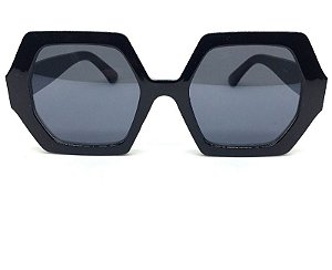 Óculos de Sol Anya - Octagonal Preto