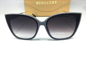 Oculos de Sol Burberry Gatinho - Armação Armação Cinza