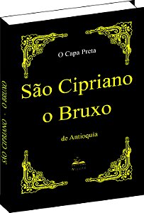 Livro de São Cipriano O Bruxo Capa Preta